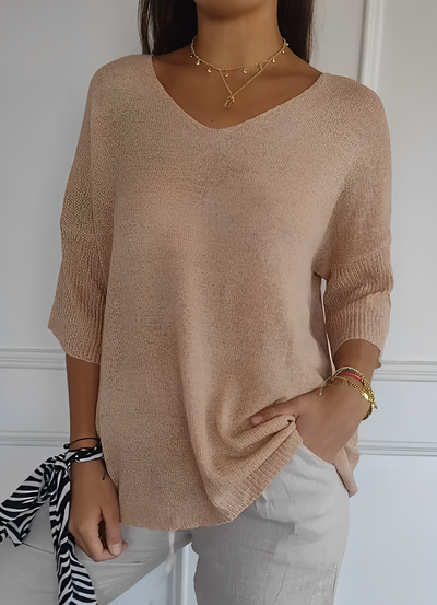 Buckels® | Lässiges Softtop mit V-Ausschnitt