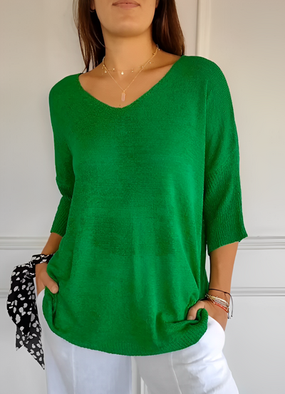 Buckels® | Lässiges Softtop mit V-Ausschnitt