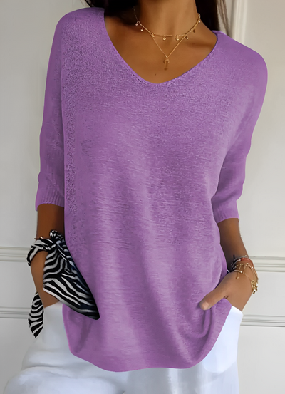 Buckels® | Lässiges Softtop mit V-Ausschnitt