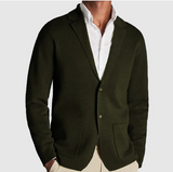 LUKAS | Moderner Strickpullover mit Jacke – Grün
