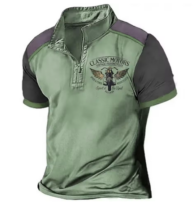 Kritsada – Stilvolles Polo Hemd mit Halbem Reißverschluss