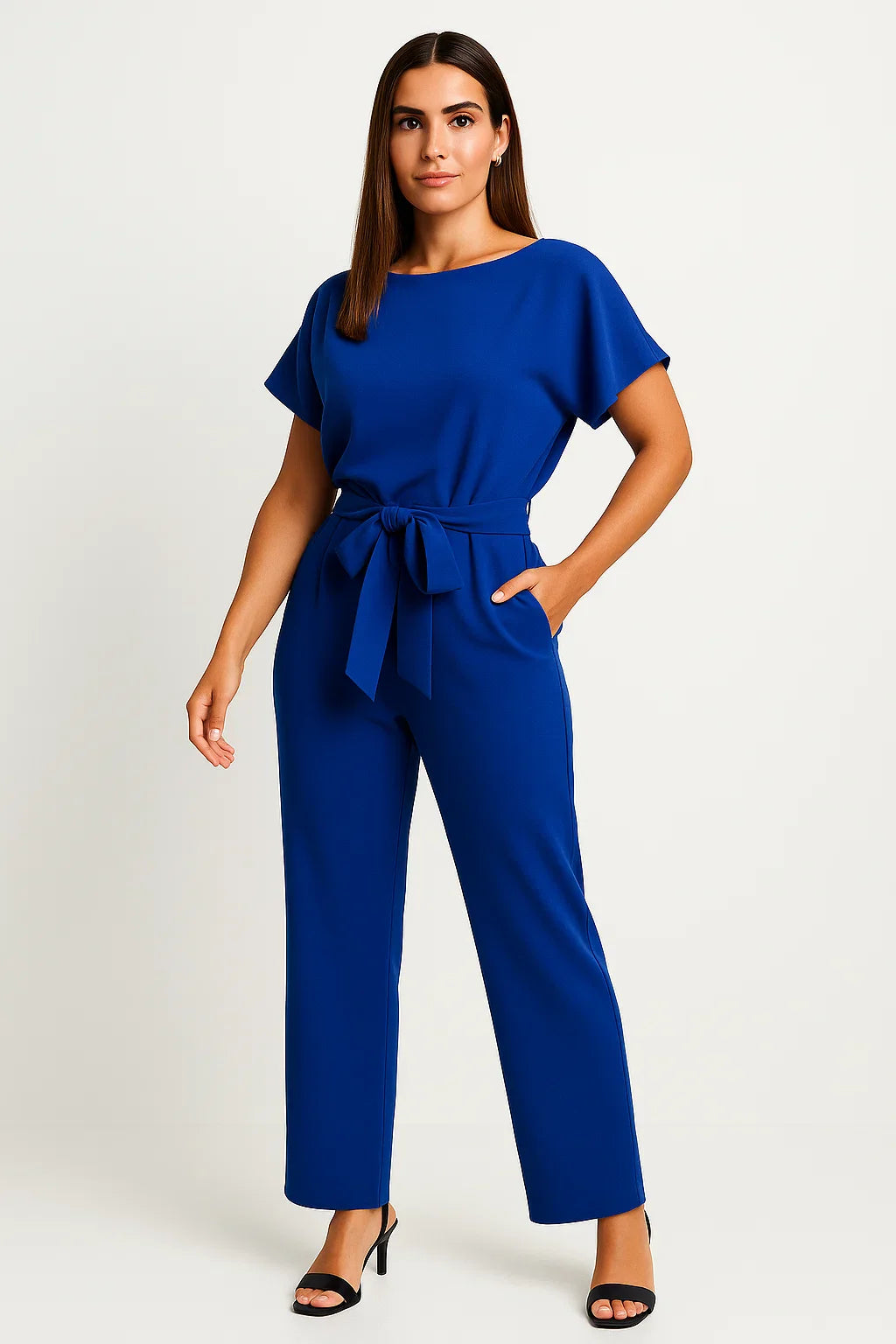 Schicker Jumpsuit mit Gürtel