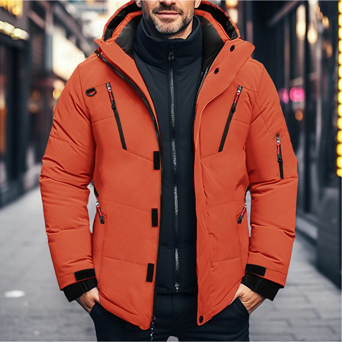 Jeff - Wasserdichte Winterjacke für Männer
