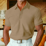 Chatwin - Premium Karo-Poloshirt – Braun