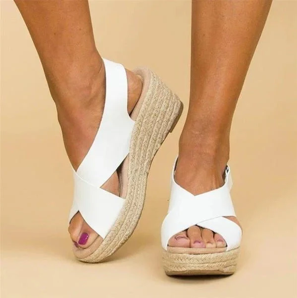 Amanda - Sommerliche Elgante Espadrille Sandalen