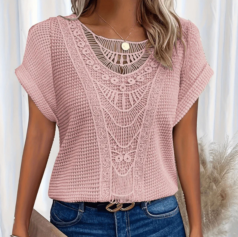 Amelia Bluse Damen – Luxuriös und Luftig