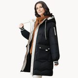 Damen Parka mit warmem Innenfutter – Schwarz