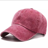 Damen Vintage Cap mit verstellbarem Verschluss – Rot