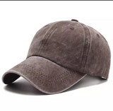 Damen Vintage Cap mit verstellbarem Verschluss – Braun