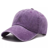 Damen Vintage Cap mit verstellbarem Verschluss – Lila