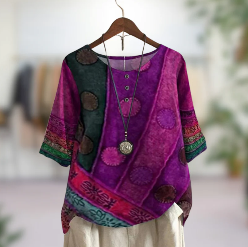 Brocha® | Vintage Boho Bluse