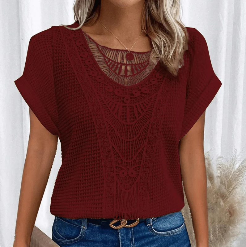 Amelia Bluse Damen – Luxuriös und Luftig