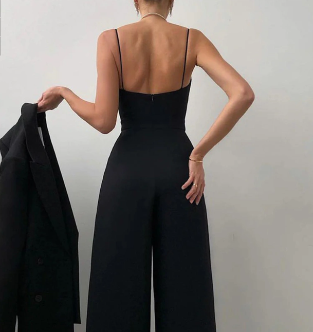 Eleganter Jumpsuit mit Spaghettiträgern für Damen