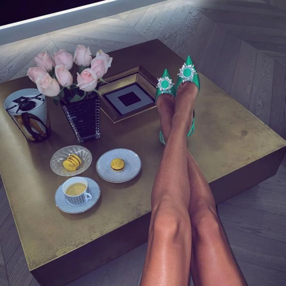 Elisa Kristallpumps Damen – Glamourös und Elegant