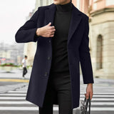 Arboric - Strukturierter Trenchcoat – Marineblau
