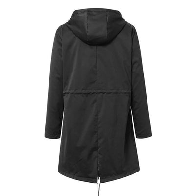 Klara® Damen Regenjacke Wasserdicht mit Kapuze