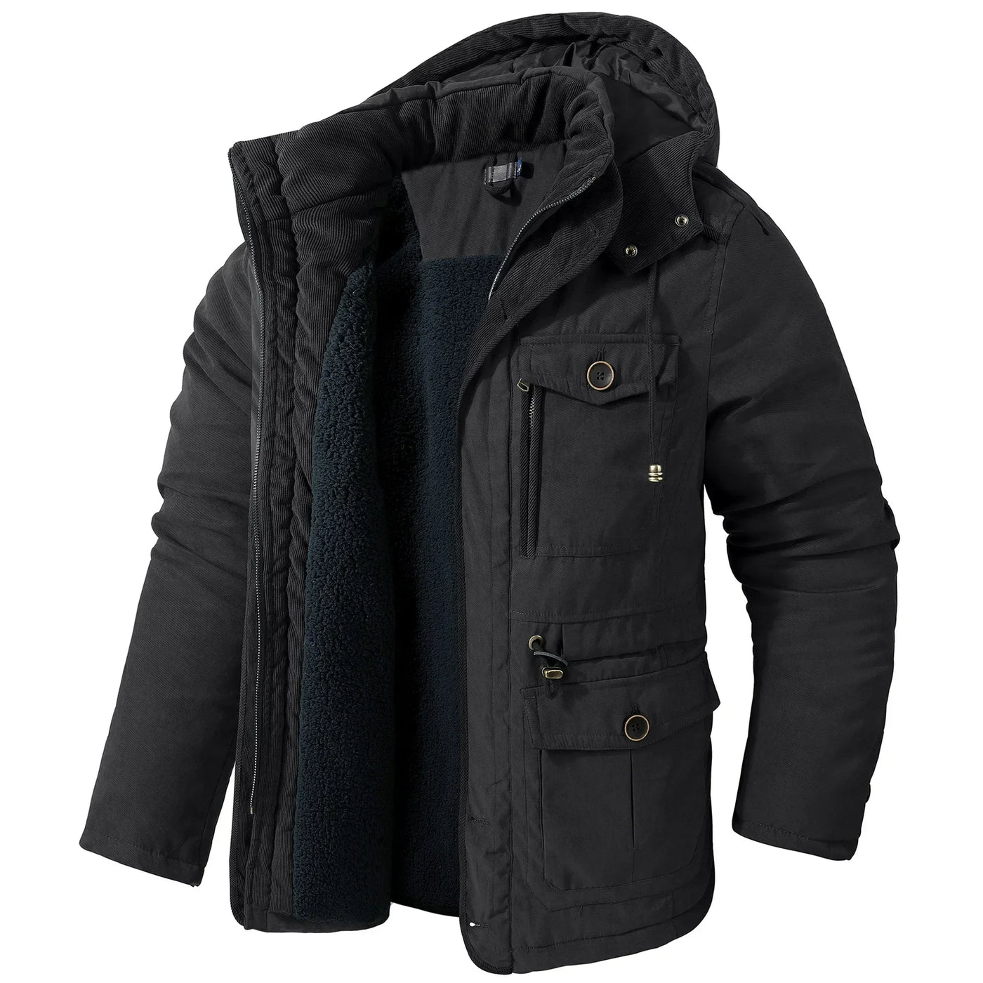 Ethan - Winterparka mit Sherpa-Futter