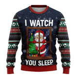 Benjamin | Herren Weihnachtspullover mit Schneemann-Print – Weihnachtsmann Mehrfarbig 1