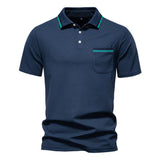 AUGUST™ | KLASSISCHES HERREN-POLOHEMD – Dunkelblau