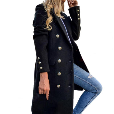 Langer Warmer Wintermantel Für Damen | Button Down