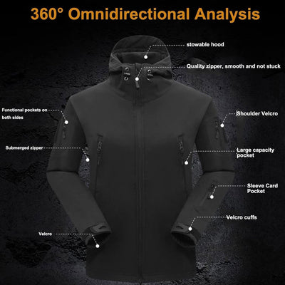 Set aus Jacke und Hose – taktische Outdoor-Jacke und Cargohose für Herren