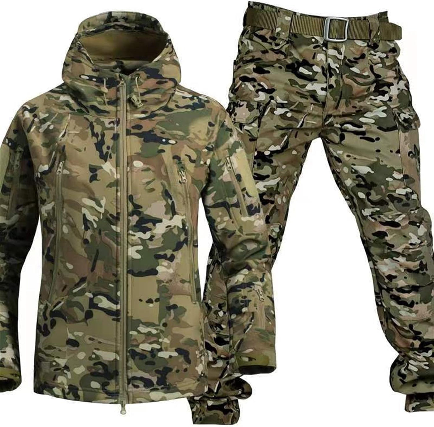 Set aus Jacke und Hose – taktische Outdoor-Jacke und Cargohose für Herren