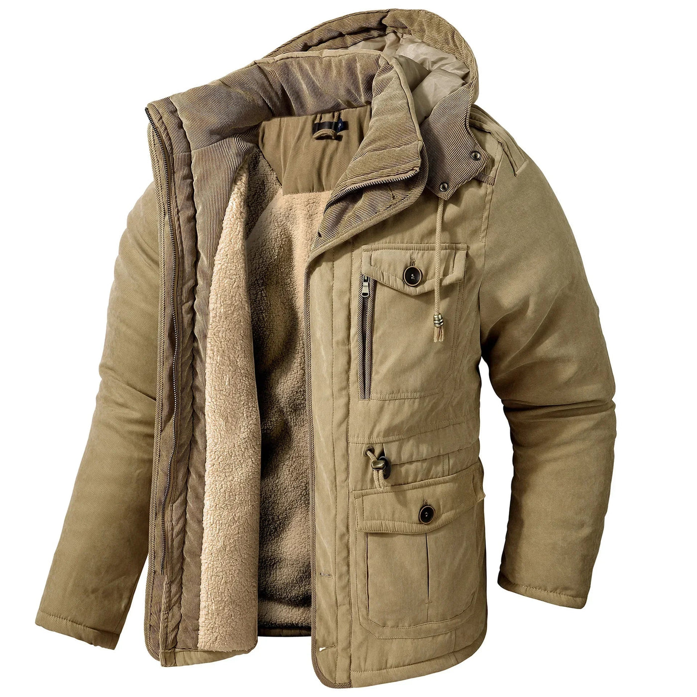 Ethan - Winterparka mit Sherpa-Futter