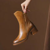 Selene | Damen Stiefeletten – Braun