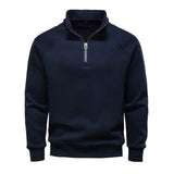 Marco | Herrenpullover stilvoll & warm getragen – Marineblau