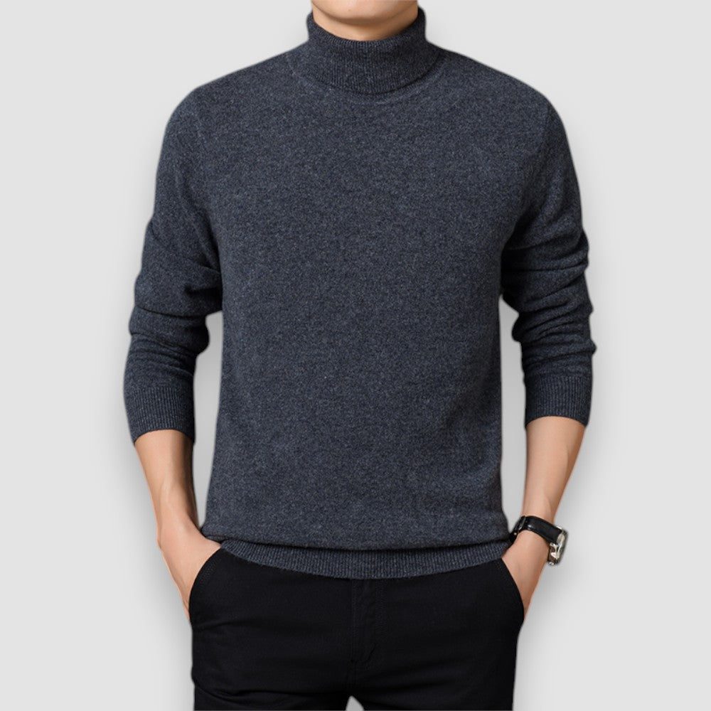 Lumier | High Collar Sweater