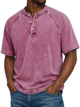 Pedros | Herren Vintage Herrenhemd Knöpfe – Retro Hemd Herren Knöpfe 2026 – Rosa