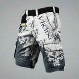 Shorts Herren | Viking Print & Street Style – Blau