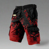 Shorts Herren | Viking Print & Street Style – Schwarz