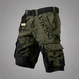 Shorts Herren | Viking Print & Street Style – Dunkelgrün