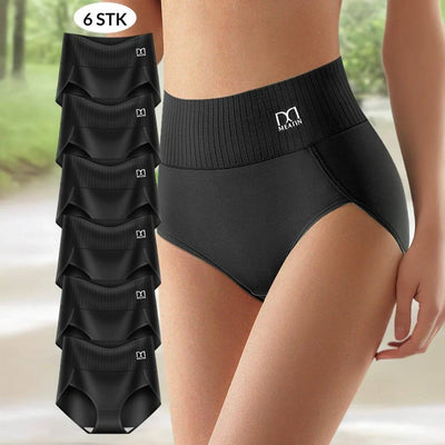 Silke – 6er-Pack Taillenslips mit Bauchstütze und hoher Taille