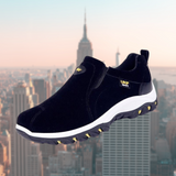 Slip-on Schuhe Herren | Schuhe Herren | Stoßdämpfende Sohle für entspanntes Gehen – Schwarz