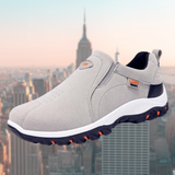 Slip-on Schuhe Herren | Schuhe Herren | Stoßdämpfende Sohle für entspanntes Gehen – Grau