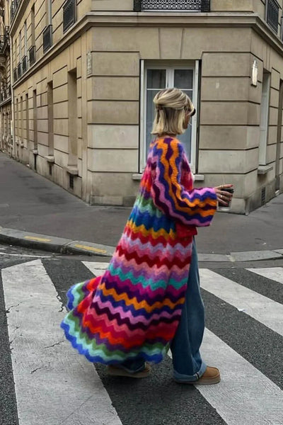 Angelita Wave Mohair Strickjacke