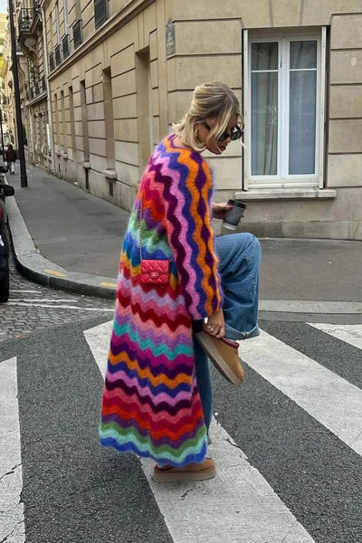 Angelita Wave Mohair Strickjacke