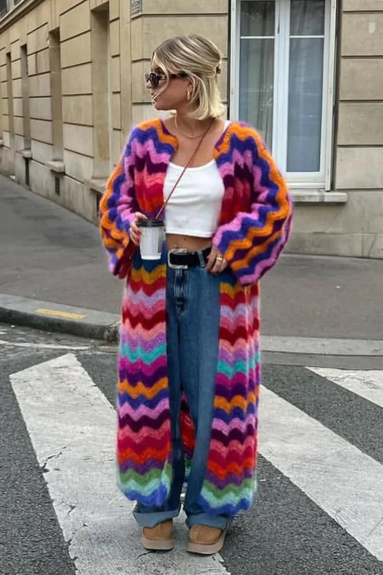 Angelita Wave Mohair Strickjacke