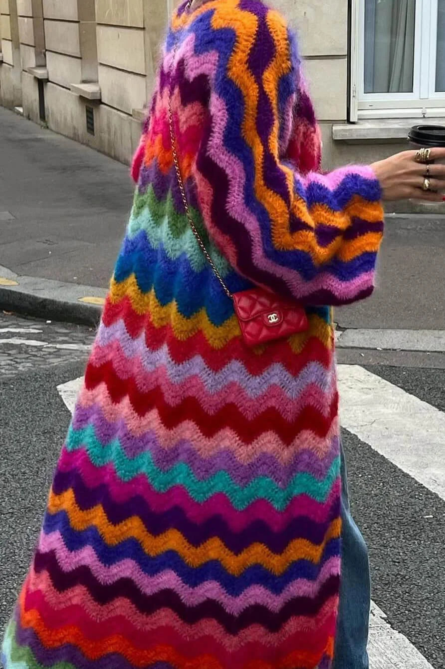 Angelita Wave Mohair Strickjacke