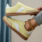 Sneaker Damen | Atmungsaktiver Komfort & Rutschfester Halt – Gelb