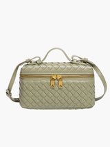 Celeste  Elegante Mini-Box-Handtasche – OLIVGRÜN