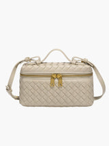 Avielle - Schlanke Mini Box Handtasche – Beige