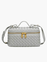 Avielle - Schlanke Mini Box Handtasche – Grau