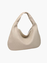 Amelia - Gewebte Umhängetasche – BEIGE