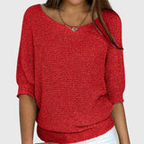 Marina | Zeitloser Und Eleganter Damenpullover – Rot