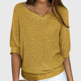 Marina | Zeitloser Und Eleganter Damenpullover – Gelb