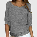 Marina | Zeitloser Und Eleganter Damenpullover – Grau