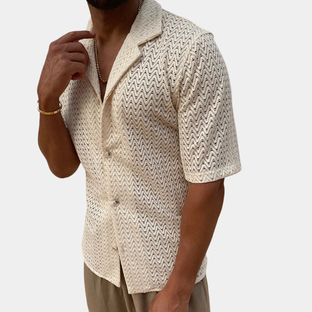 Sommerhemd | Kragen | Knopfleiste | Kurzarmhemd | Herrenhemd